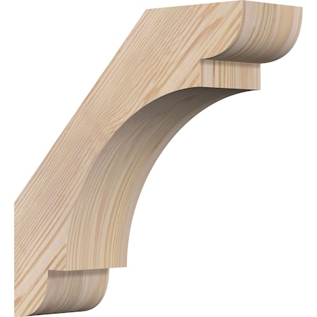 Ekena Millwork 3 1/2"W x 12"D x 12"H Olympic Smooth Knee Brace, Douglas Fir BRC04X12X12OLY00SDF